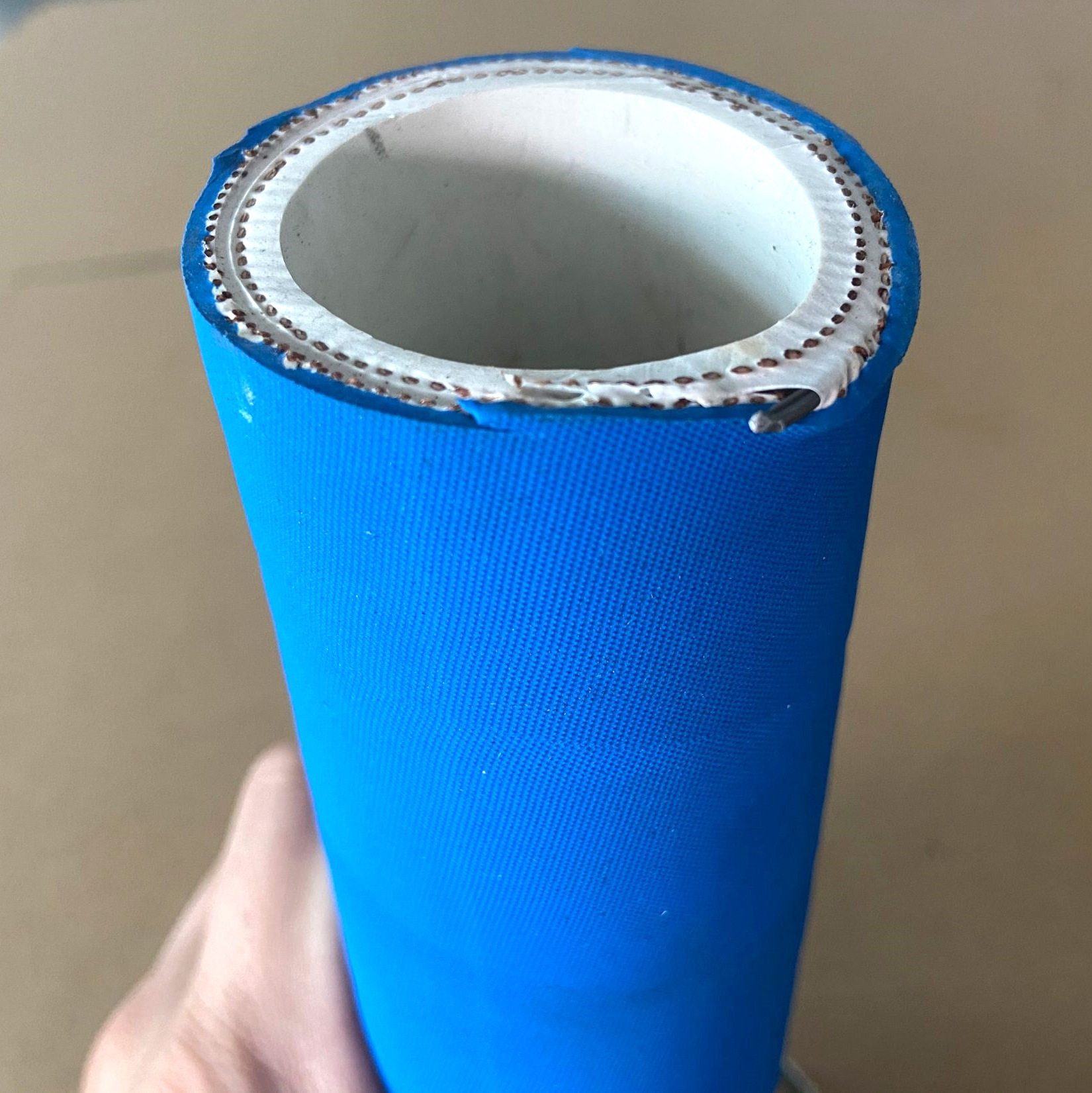 GREATFLEX蓝色布面橡胶水管防爆耐磨耐油耐温RN40