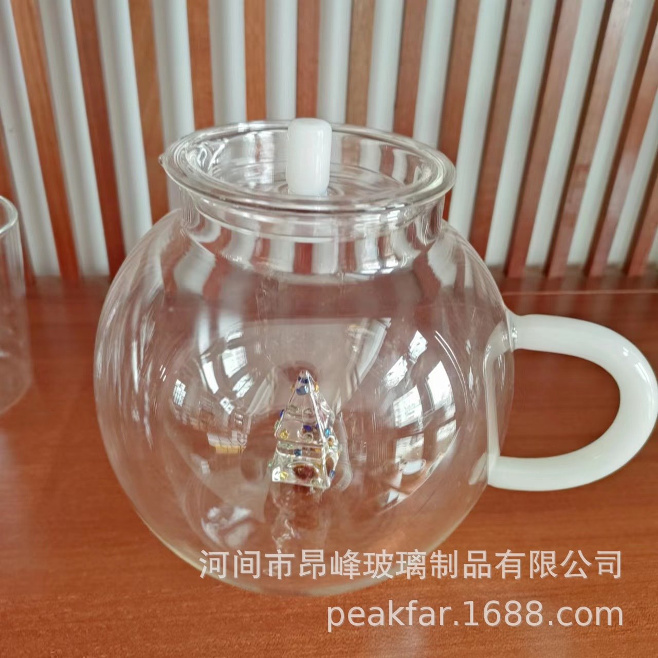 网红高硼硅立体玻璃茶壶植物水杯成套家用办公室