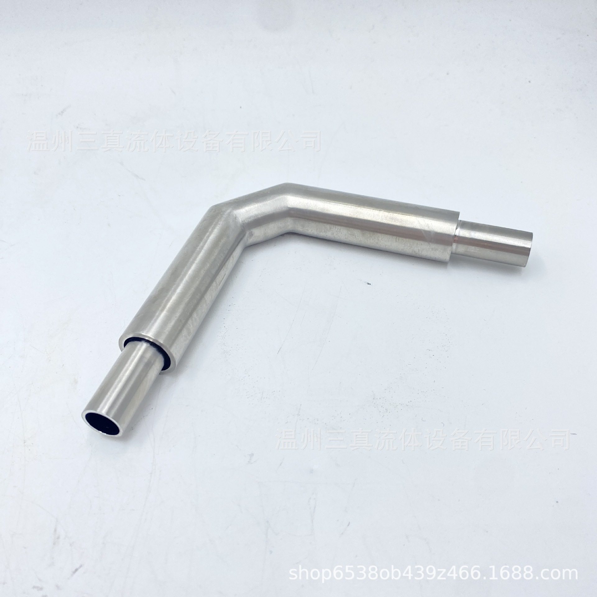 316L不锈钢电解抛光双套弯头 不锈钢BAEP管件不锈钢EP级双套三通