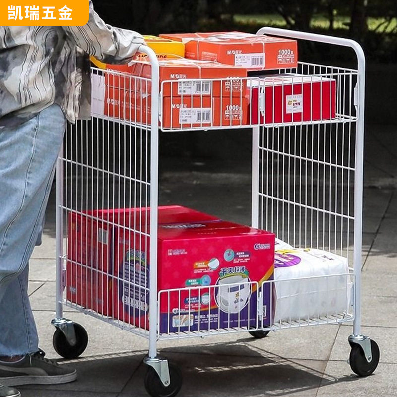 商用摆摊展示架可移动货架收纳推车置物架可折叠地摊贩卖手推车