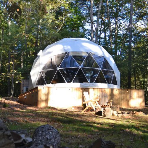 热卖轻奢网红透明球形帐篷 户外景区露营地星空篷房 野奢民宿酒店