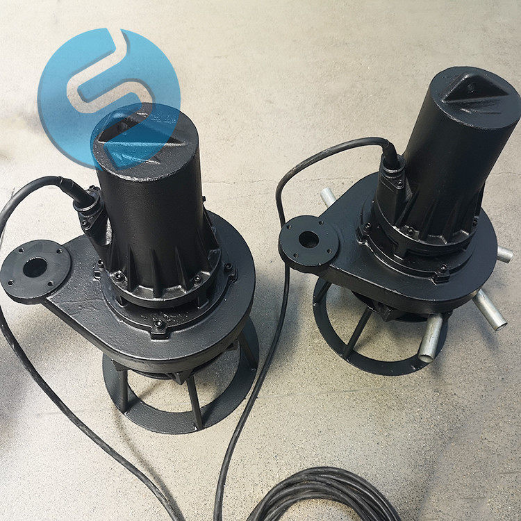 水下增氧离心潜水曝气机原理潜水新型离心曝气机