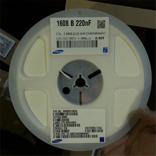 陶瓷电容0603 224K16V X7R 220NF CL10B224KO8NNWC BOM表配套电子