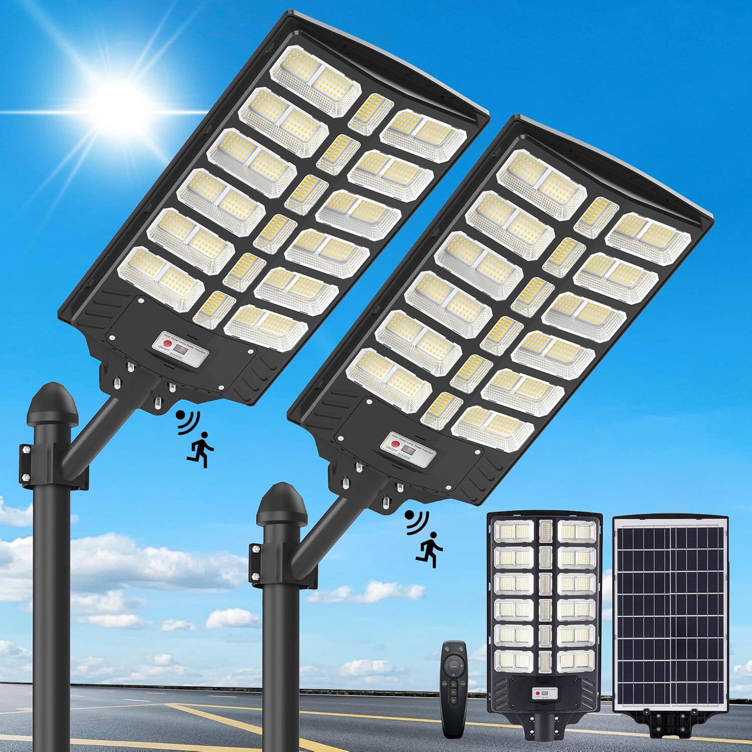 太阳能一体化路灯人体感应户外庭院灯照明LED壁灯东南亚风格超亮