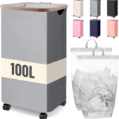 跨境热卖 脏衣篮家用大容量收纳筐卧室床尾置物篮可折叠防水设计