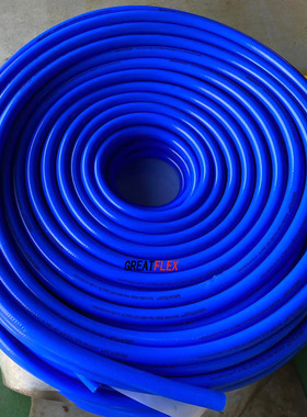 GREATFLEX蓝色防冻耐热管6分水管软管夹线硅胶编织管厂家BP20