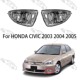 CIVIC思域2003 2004 2005雾灯前保险杠灯前防雾灯杠灯