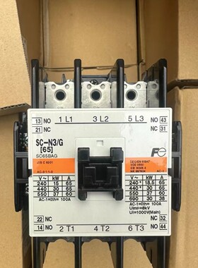 富士直流接触器 SC-N2/G DC24V DC48V DC110V DC220V SC-N2S/G