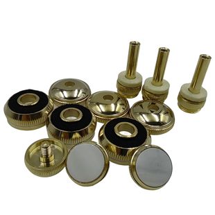 小号巴哈按键扣 连接杆 白贝按钮 下盖 铜扣 上盖 小号配件