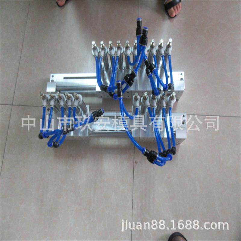 玖安模具供应j胶袋塑料袋8mm多孔刀叉圆孔冲孔模具