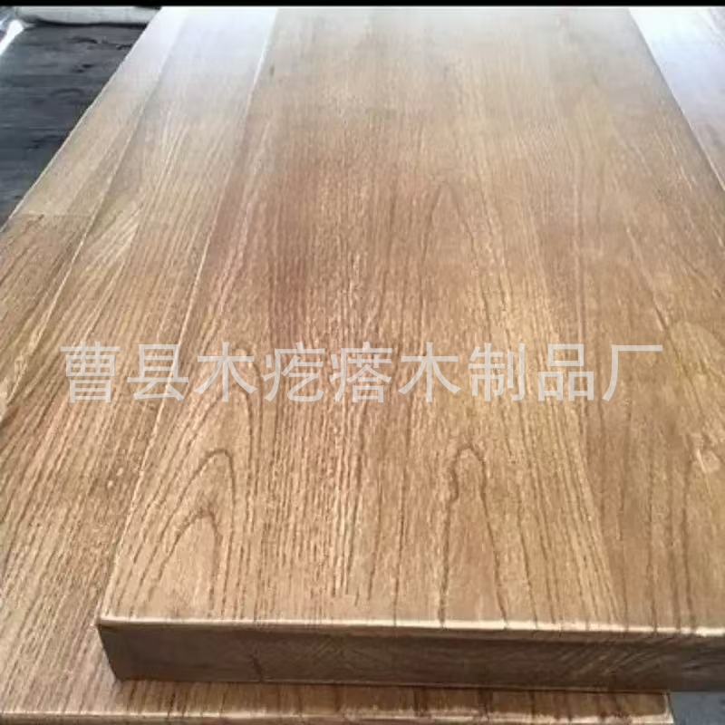 长方形整张实木厚板办公桌吧台