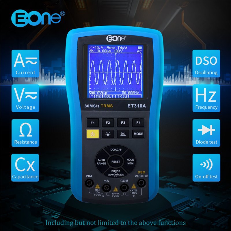 ET310A10MHz带宽示波万用表