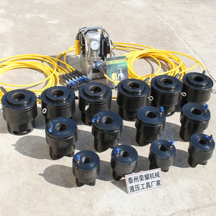 单级液压螺栓拉伸器手动电动同步自动复位螺母拆卸预紧器M20 M160