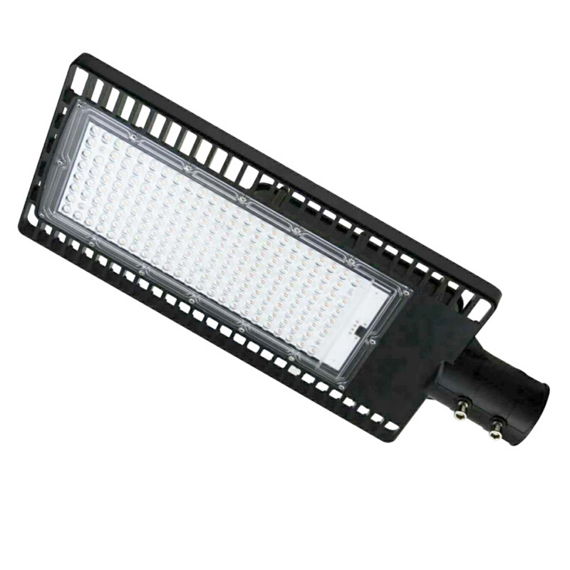 供应led路灯双灯头150w防水灯工程光效100W路灯外壳专用路灯透镜