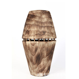 厂家销售手工木质花瓶花桶插花艺容器居家民宿酒店玄关装饰物摆件