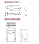 SMH200 H替代然湖HX20022间距2.0公母对接连接器线对线线对板插件