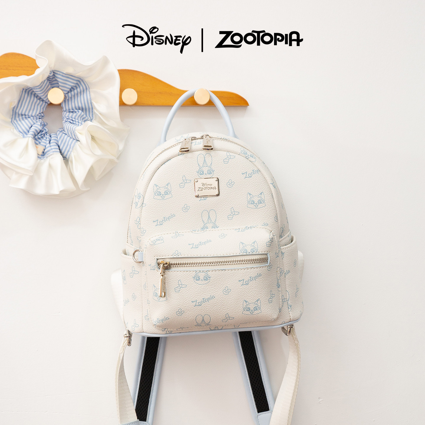 Disney迪士尼疯狂动物城系列2026春夏款双肩包包女通勤大容量背包