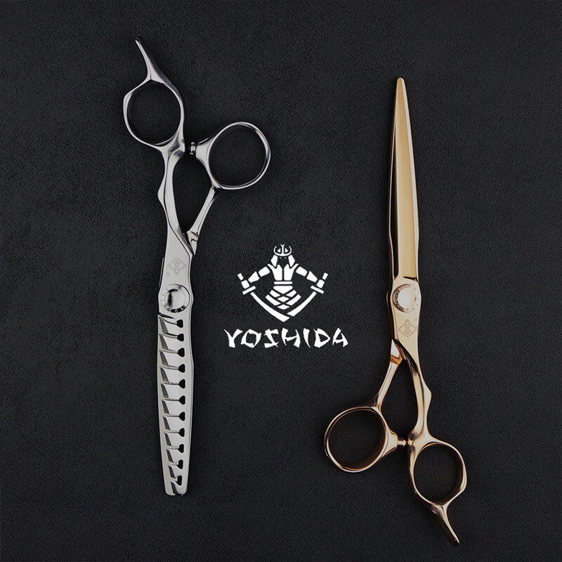 姬田SA系列飞机钢平剪男士女士无痕牙剪发廊专用美发剪刀理发剪