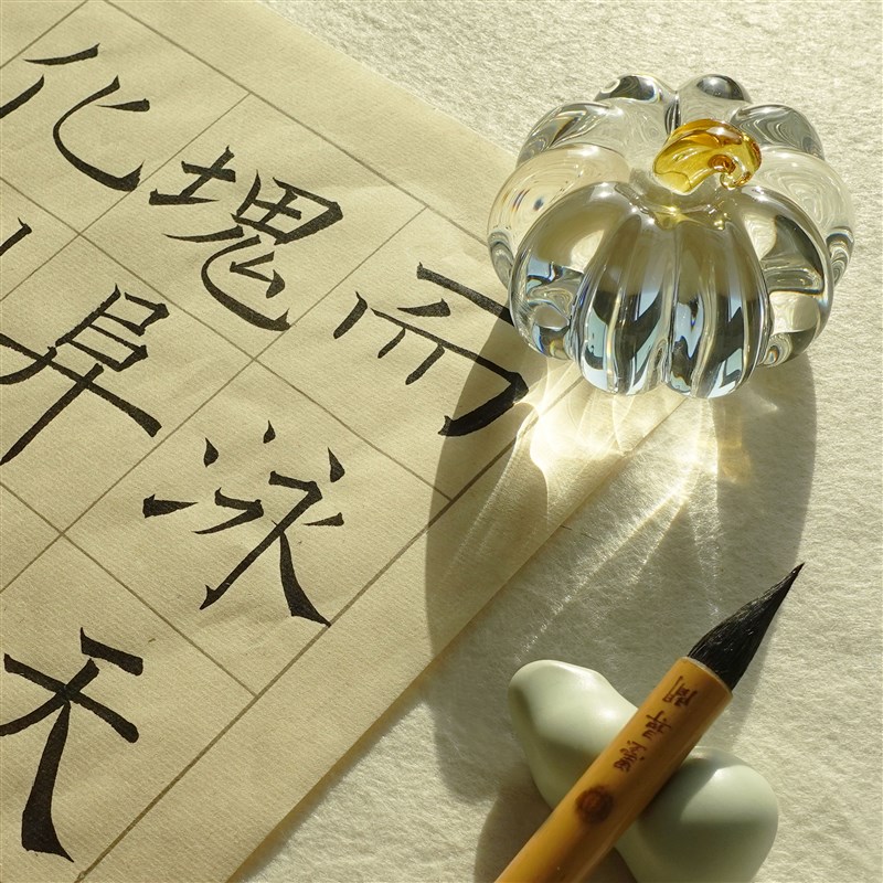 墨寻间南瓜镇纸琉璃镇纸古风小巧创意文房四宝多功能压纸神器专用