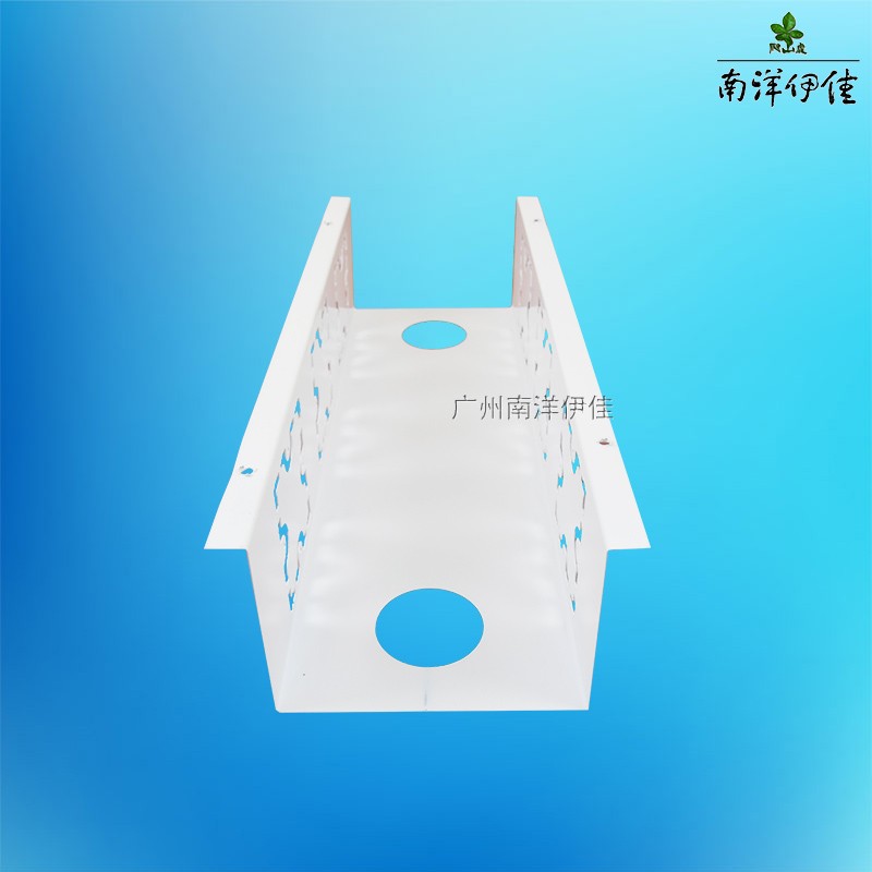 钢制桌面过线盒办公桌线槽桌底走线槽桌底吊线槽可安装86面板插座