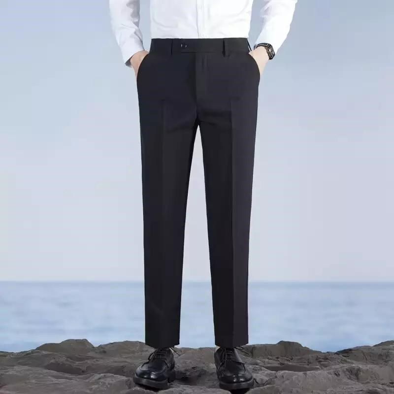 结婚订婚衬衫西裤套装男长袖修身伴郎团衬衣裤子西装商务正装制服