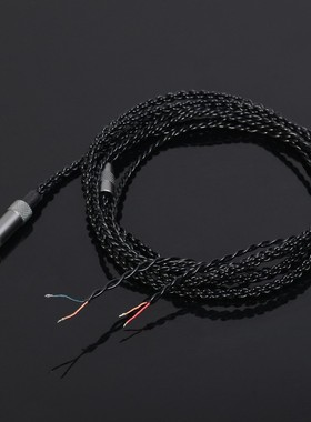 DIY耳机3.5mm维修替换线材UE四股编织线 LC-OFC无氧铜线芯升级线