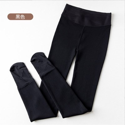 女童光腿神器水光裤袜秋冬季肉色丝袜裸感加绒加厚舞蹈打底裤大码