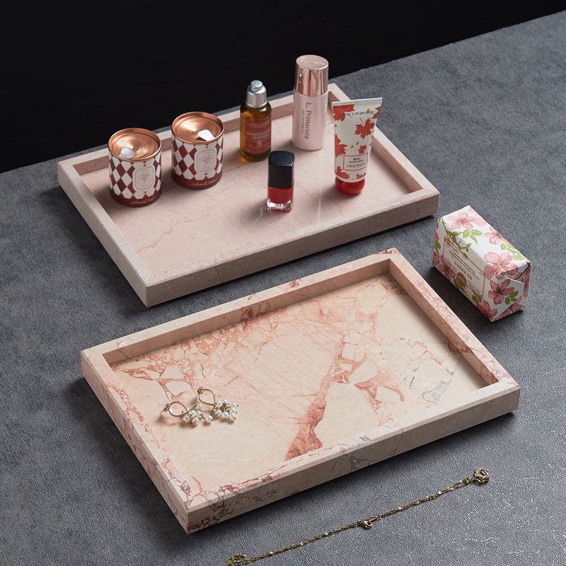 天然大理石奢石饰品展示托盘