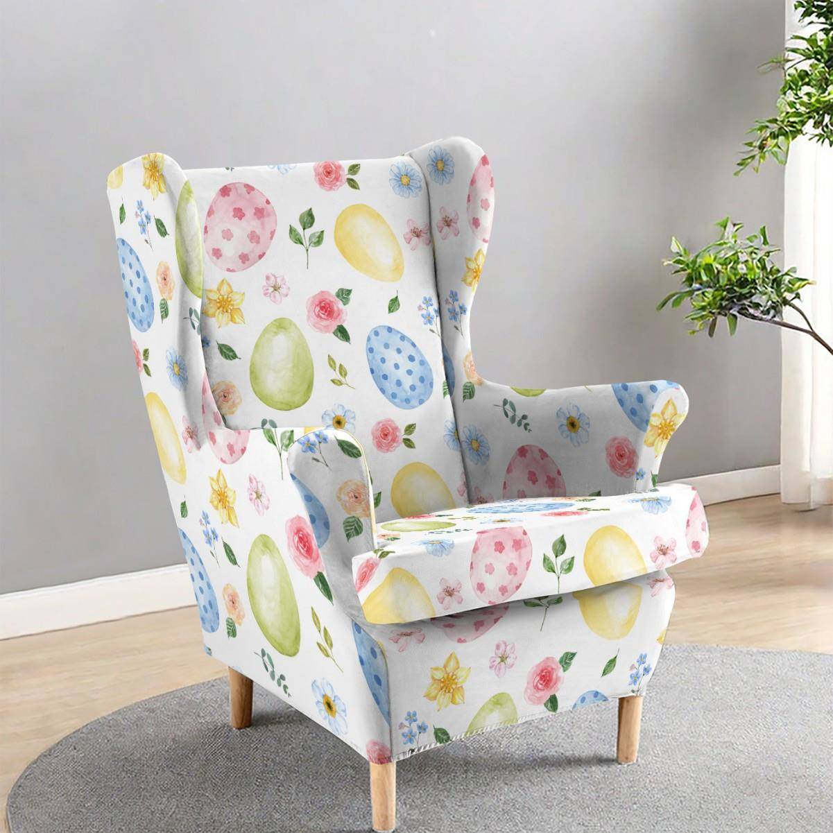 发单位卡REP通图沙案椅套弹力翼背椅子防尘罩现代节人日款罩老虎