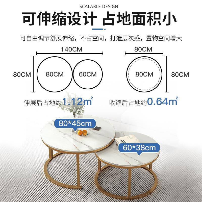 茶几客无品牌/厅沙家小几用圆桌户型子发边几边桌轻奢简约现代茶