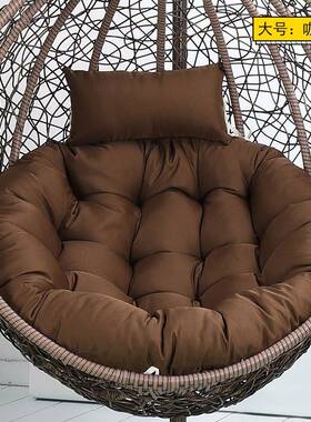 篮秋雷千巢坐垫单人达坐垫圆形靠OYU垫eba吊y阳台椅鸟垫