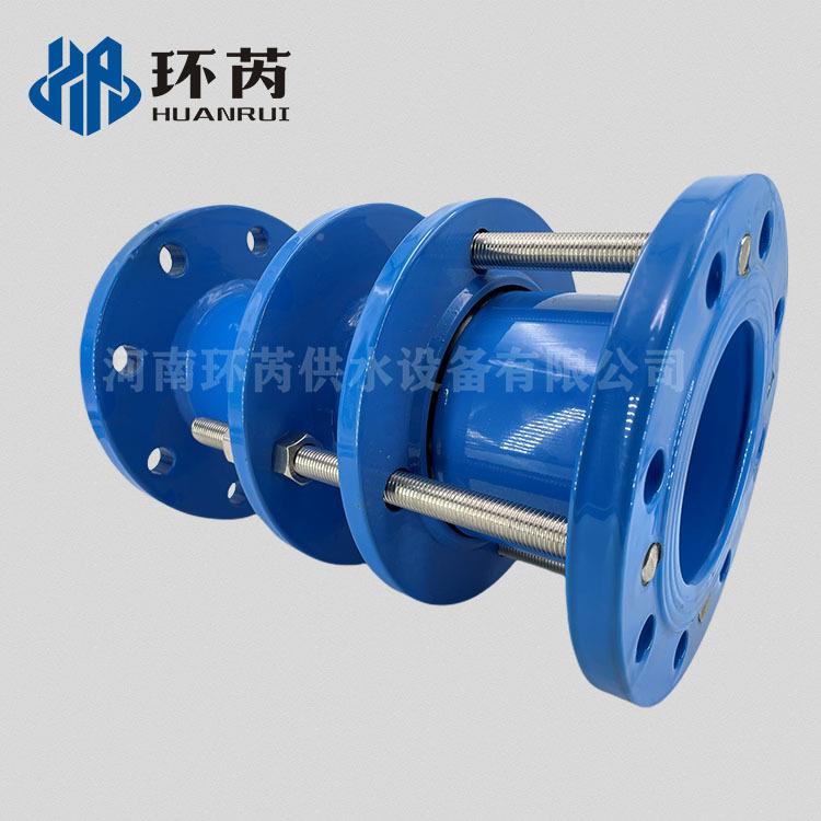 环芮伸国标松SSN套制管道补偿器伸缩节B2F兰型高压双法限位缩接钢