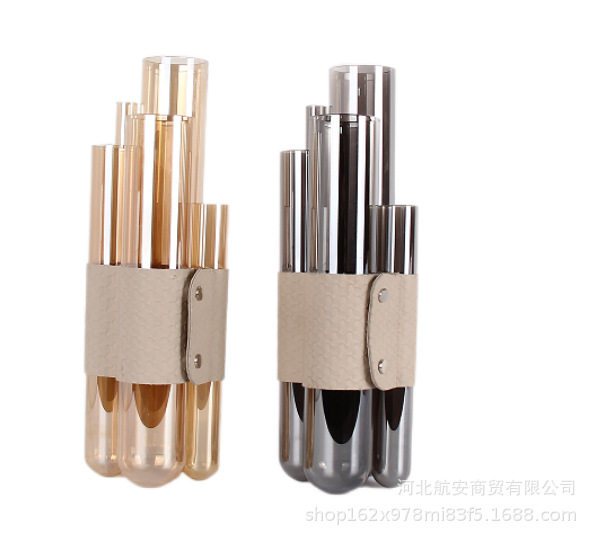现代简约创意管状玻璃花瓶摆件