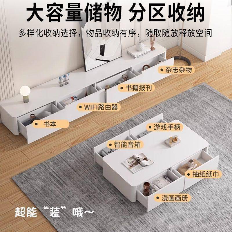 dnd实木电视柜悬空简约现代茶几电视柜客厅小户型挂墙挂墙悬浮电