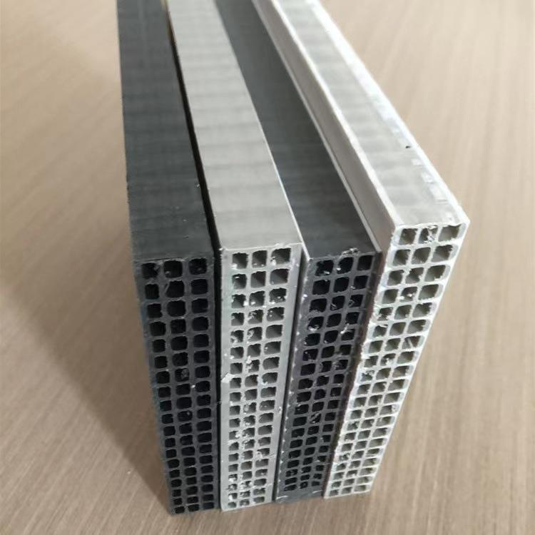 新型中空塑料LUS建筑模板木板pvc次建筑施工工用地模周板转50耐用