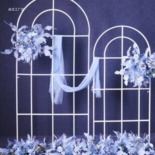 婚婚庆道婚具花田喜事展架花门结拱门庆铁艺布架子婚礼场F97M9JMJ