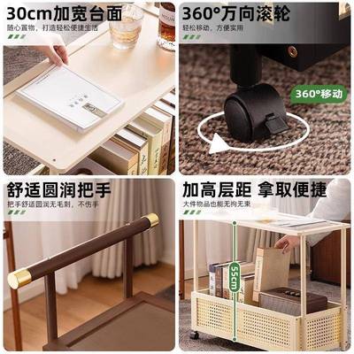 方形小茶几现代简约家用客厅茶几茶台极简风小户型出租房用小茶桌