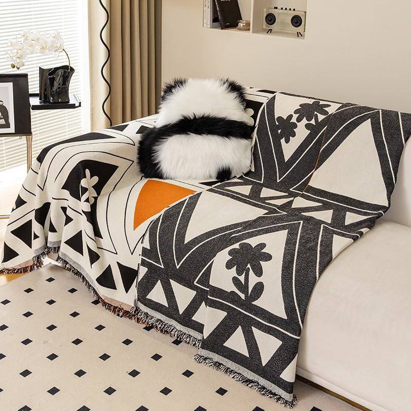 新卡通雪尼发尔款沙巾沙发垫四季通用沙HTN套罩防猫抓全盖防发滑