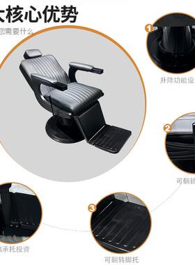 理发店椅子美FYR发现代简约发廊椅可升降剪发椅椅子座发店烫美染