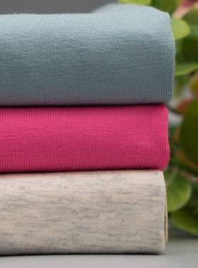 170g奥代尔汗密布棉弹力汗布40s棉拉架里OGD料针春夏简约织T恤全