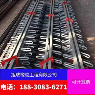 公路桥梁伸缩缝F80型C40型E160型梳齿板式 毛勒伸缩缝橡胶支座