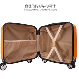 18寸20寸拉杆箱定制图案logo万向轮登机箱旅游儿童手推行李箱礼品