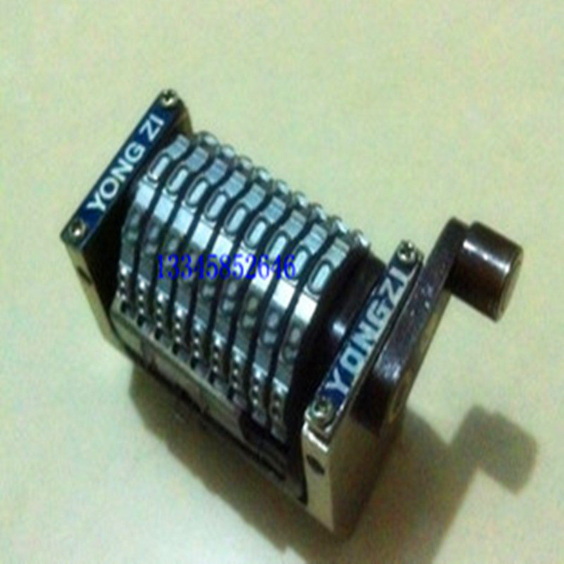 9位数特殊轮转号码o机 字体号码机 编码机 打码机 压码机