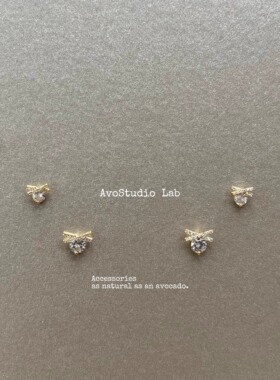 AvoStudio银针耳饰-106 Prism星棱流光 女生复古耳饰