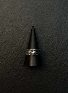 AvoStudio 复古戒指-003 Pilgrim's朝圣失翼戒男女复古可调节戒指