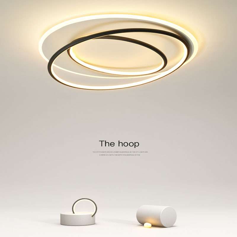 创意大气客厅灯led吸顶灯现代简约北欧圆形书房餐厅主卧室灯灯具