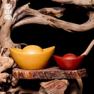 宝文玩茶宠摆件家用可养功夫茶具茶桌茶道配件 容山堂原矿紫砂元