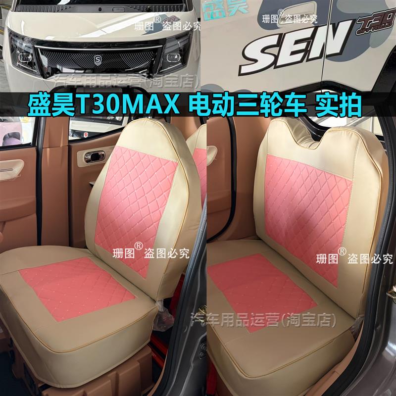 盛昊T30Plus/MAX/Pro盛昊T20电动三轮车座套篷车上学代步车坐垫套