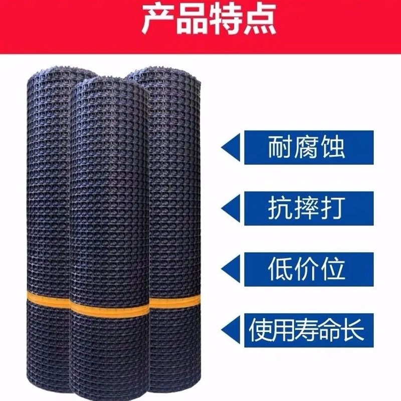 土工格栅养鸡养鸭网防护网护栏网养殖围栏网动物防逃网塑料平网