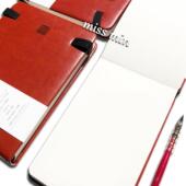 棉浆 300g学院级 旅行手账水彩本 宝虹 手绘仿皮革便携 细纹中粗